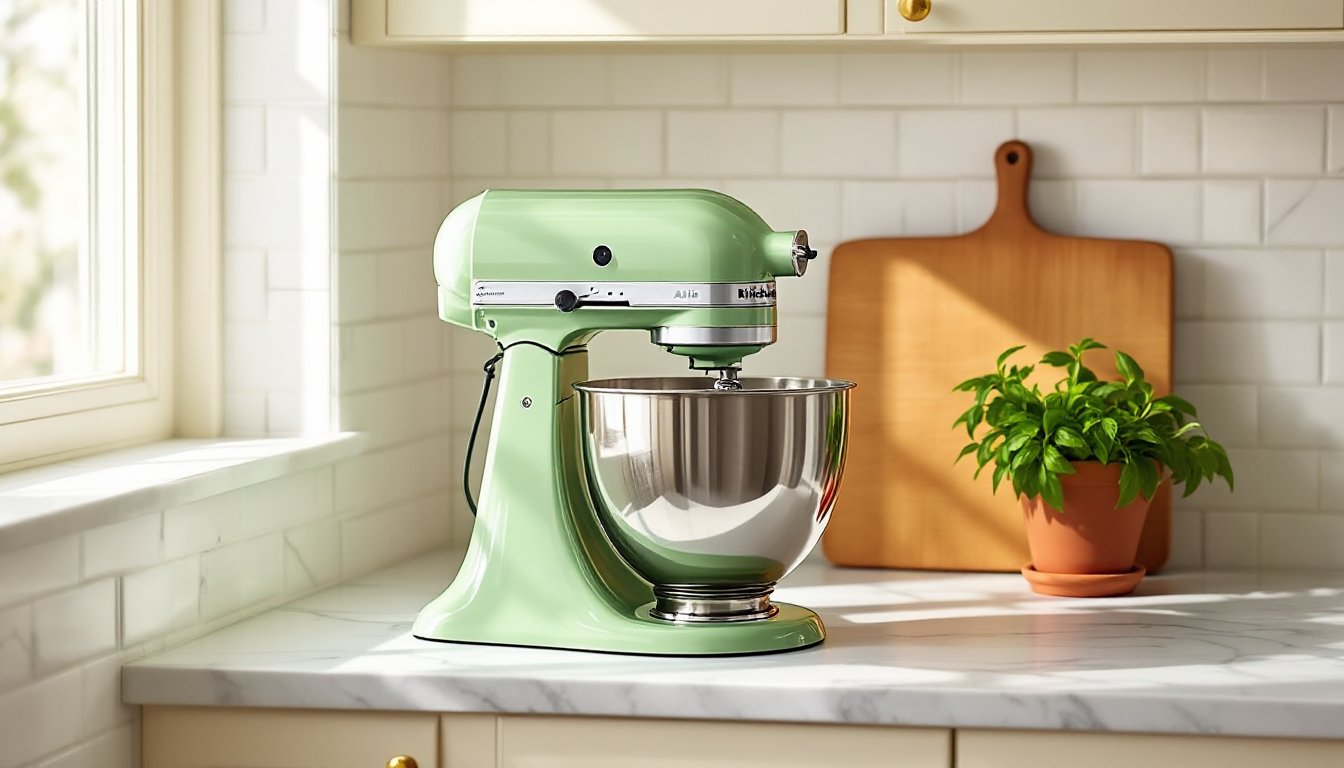 kitchenaid green mixer