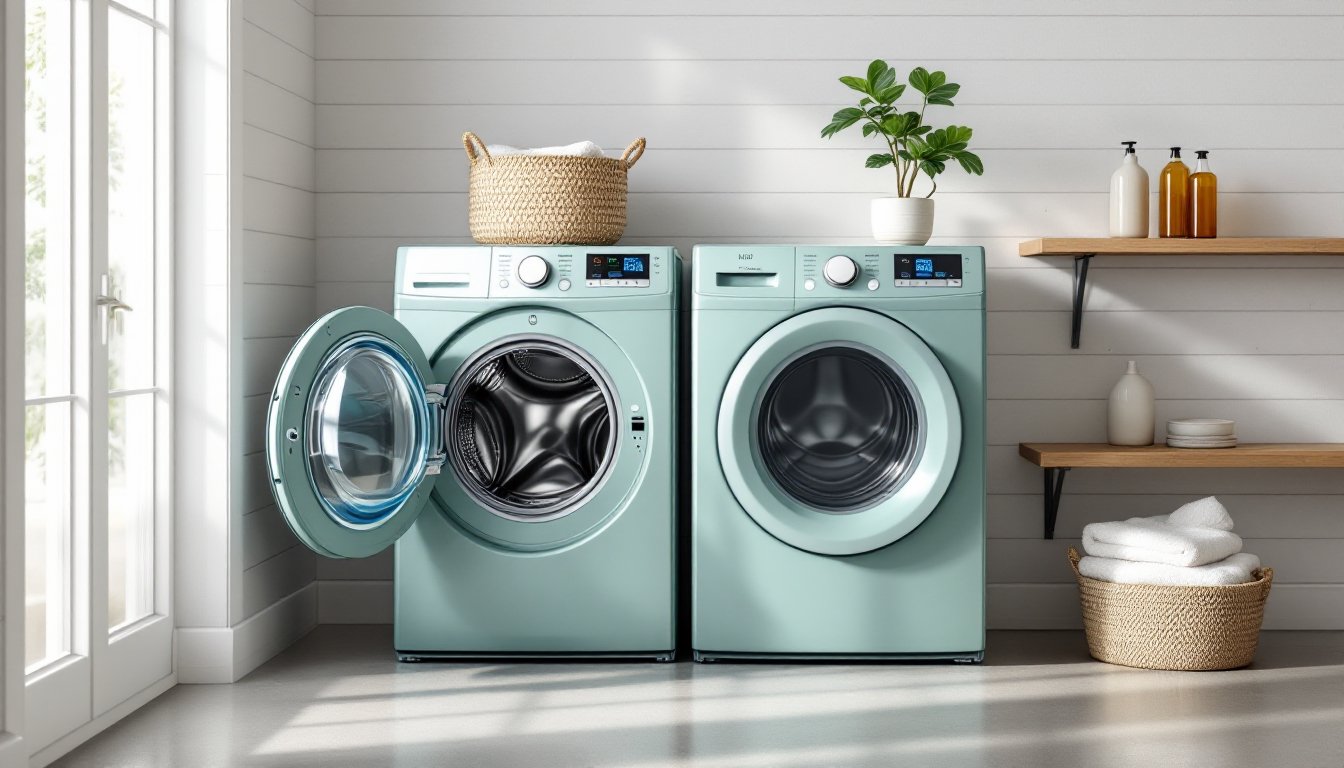 green washer and dryer