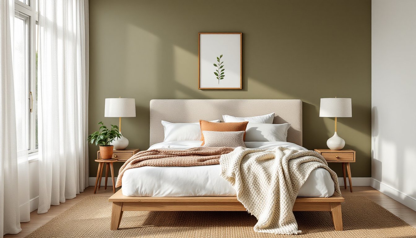 olive green bedroom ideas